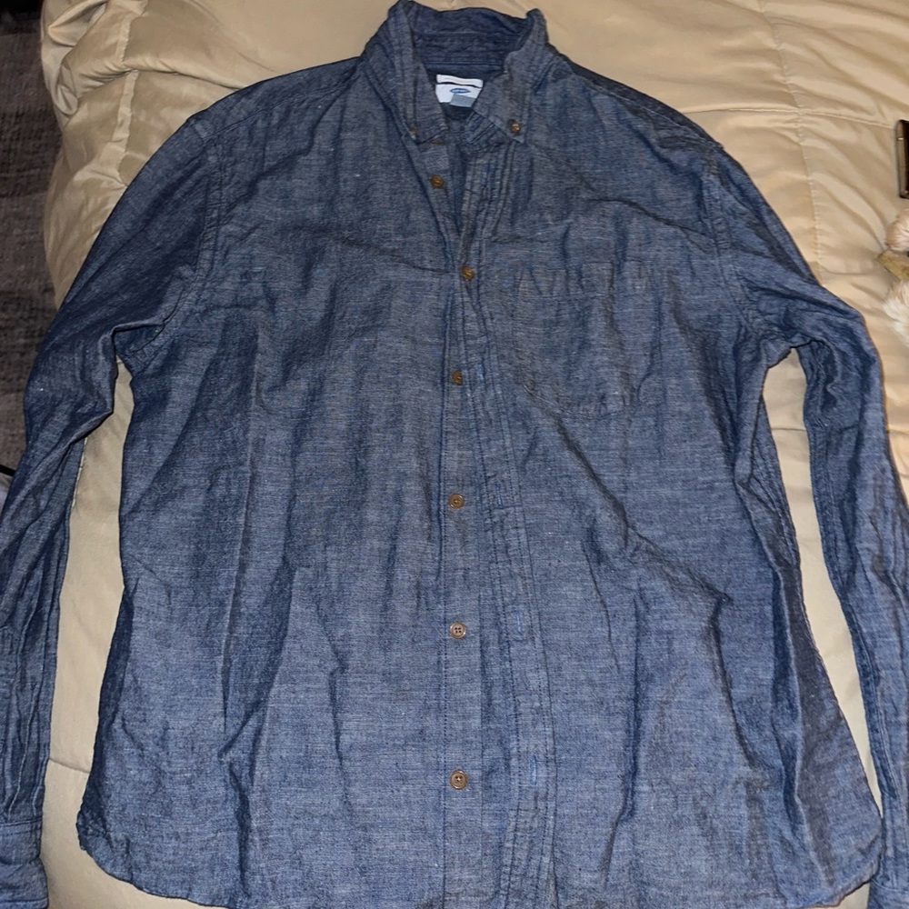 Navy Blue Dress Up Shirt